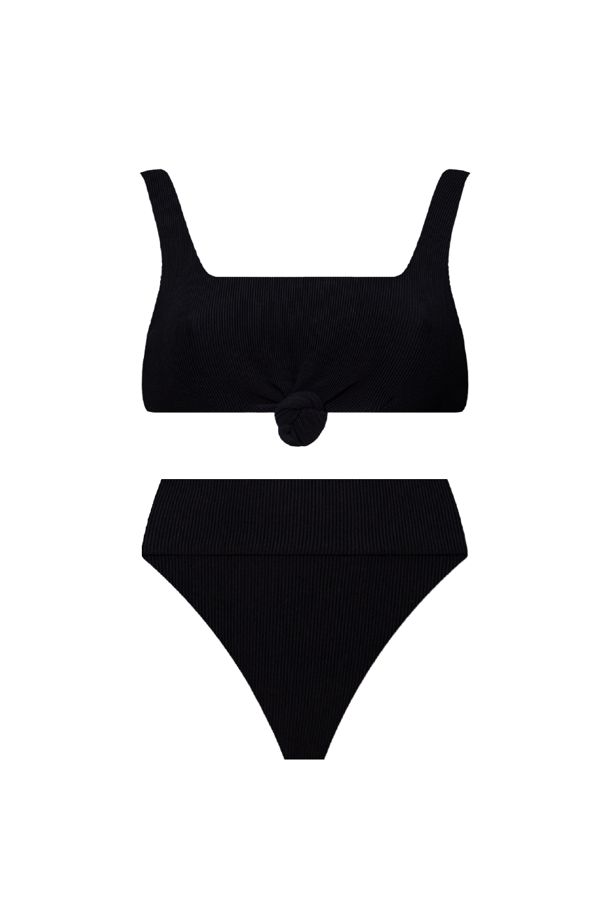 Black Ribbed