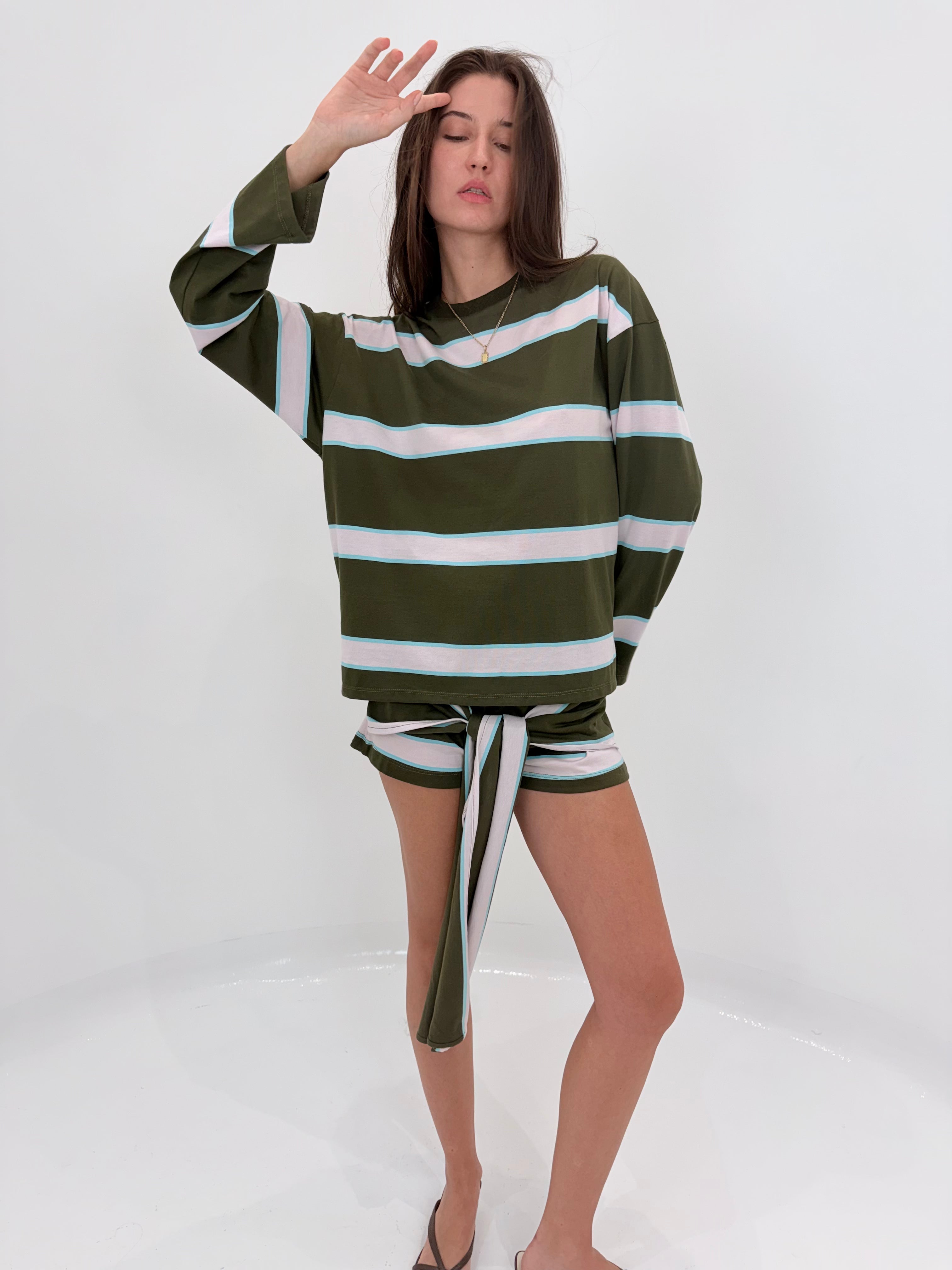 Militar & Pink Stripe