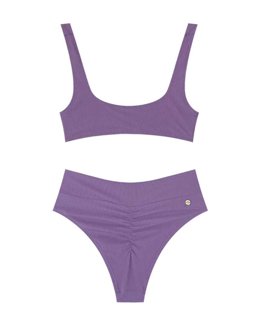 Lilac Ribbed