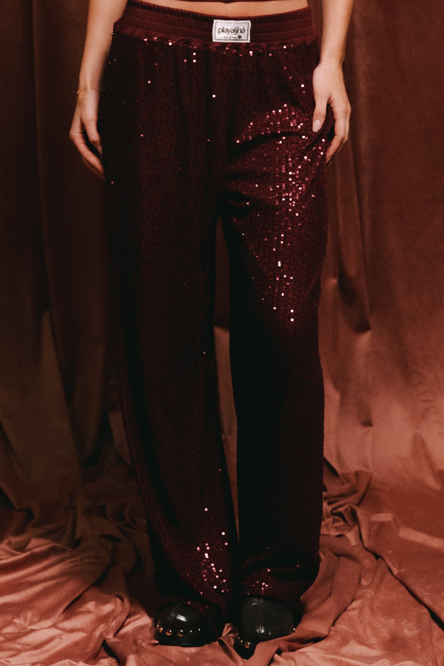 Burgundy Sequin