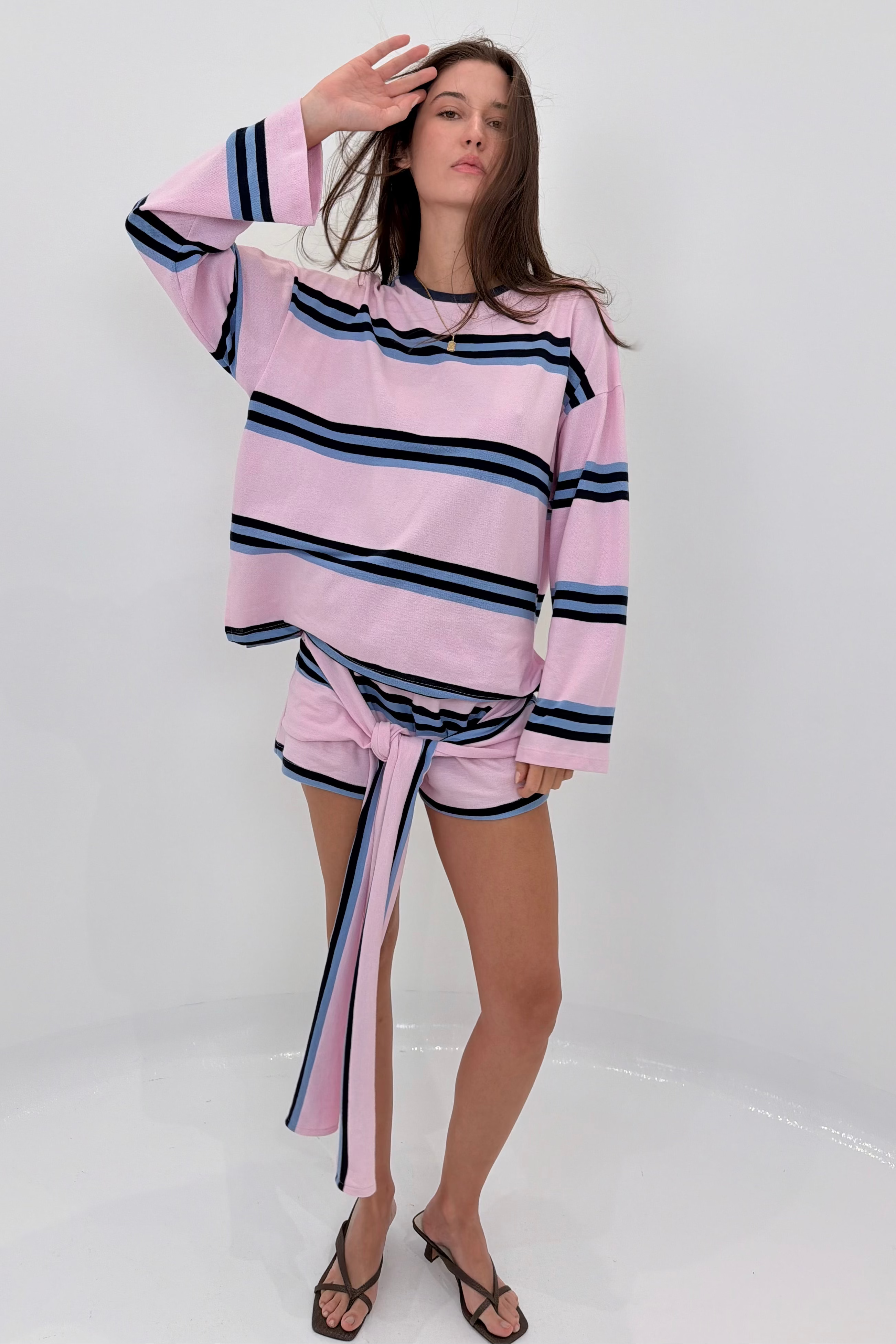 Pink & Blue Stripe